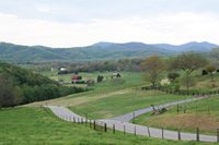 View of Madison County and the Blue Ridge Mountains from Ruth Road